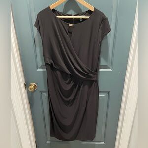 Sophisticated black Ralph Lauren dress.